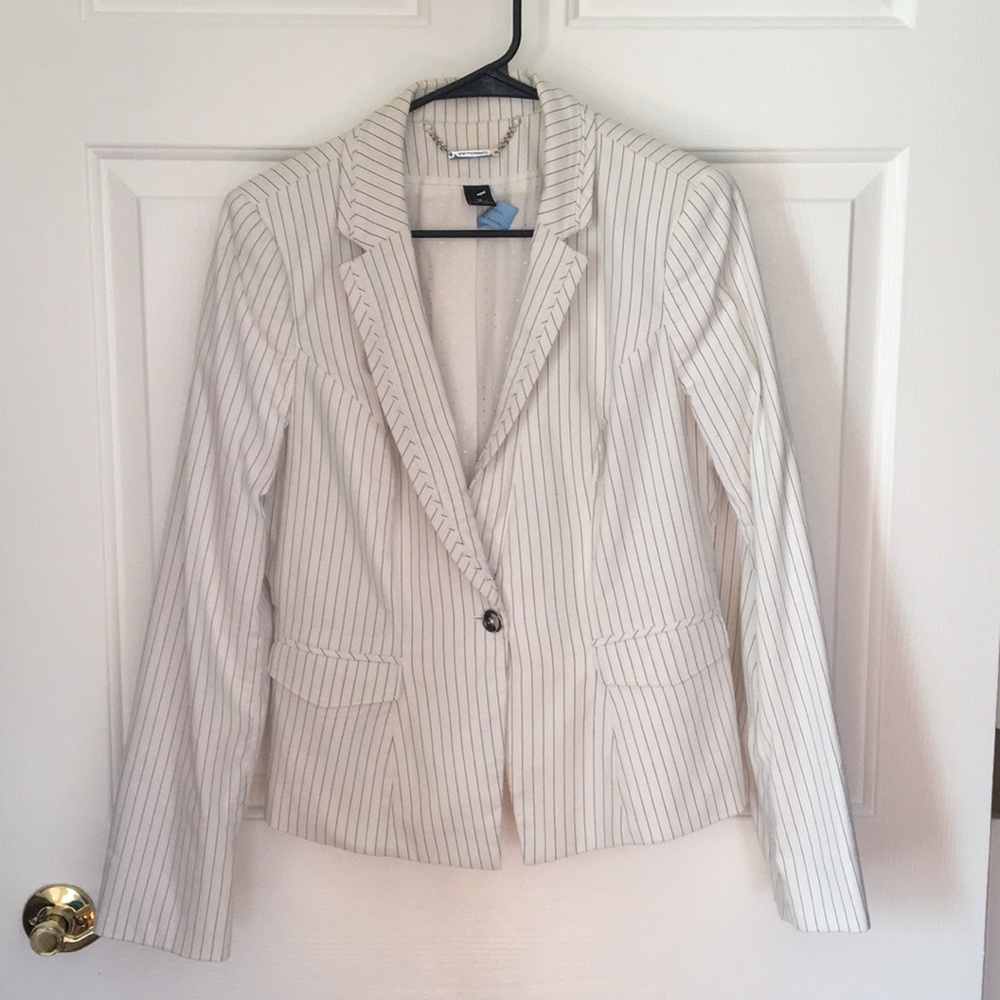 Pinstripe Blazer